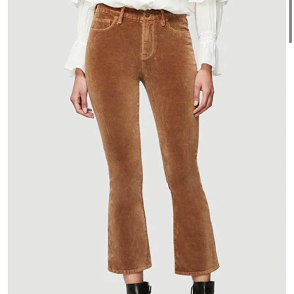 Frame Le Crop Mini Boot in Camel